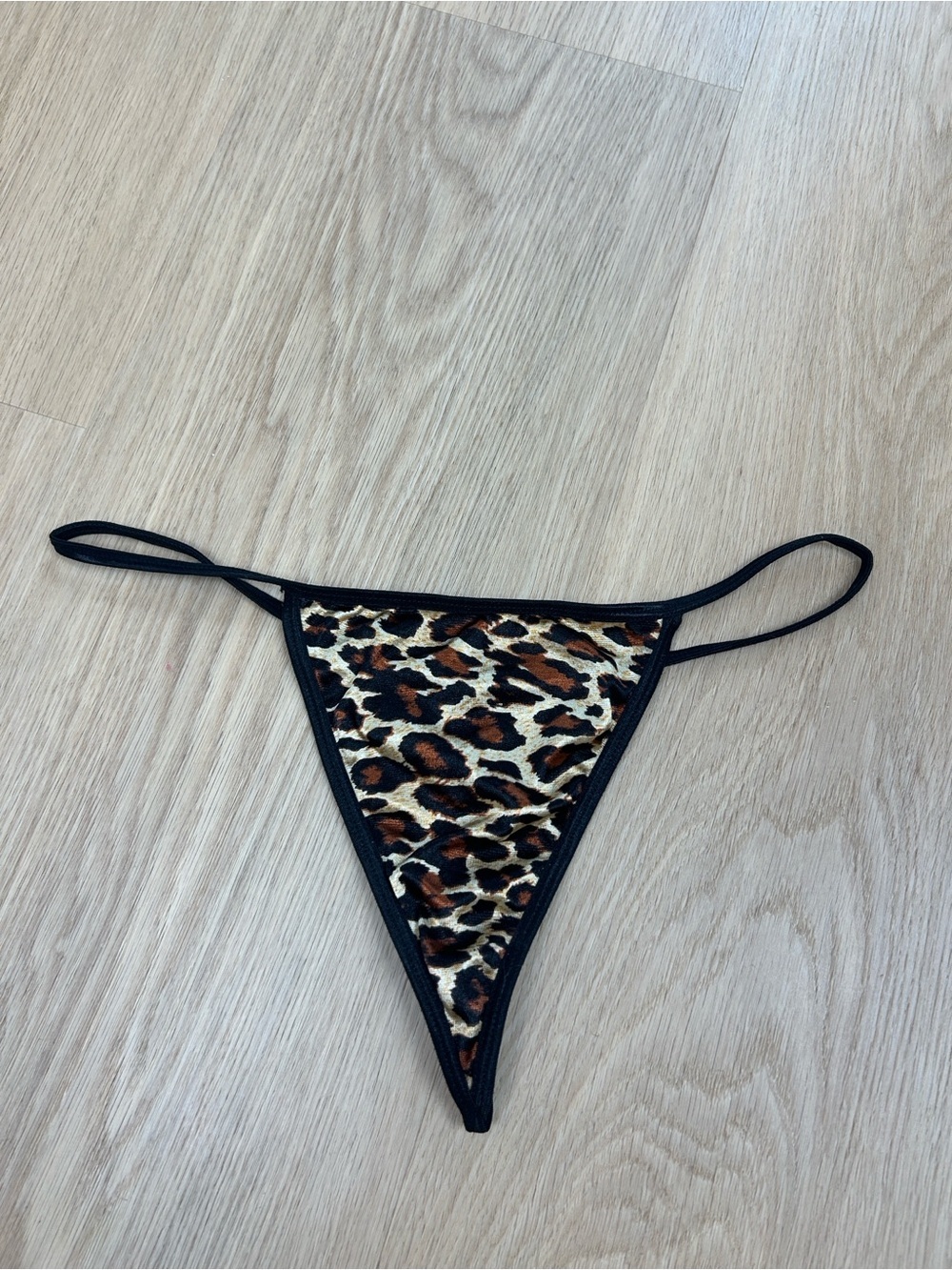 Passion Forever Cheetah Leopard Print Thong Panty 1X